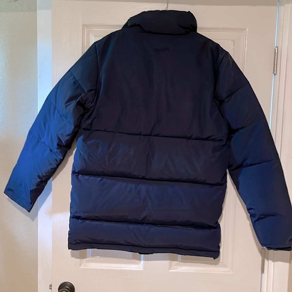 WOOLRICH Mens Navy Puffer coat M - Picture 5 of 7